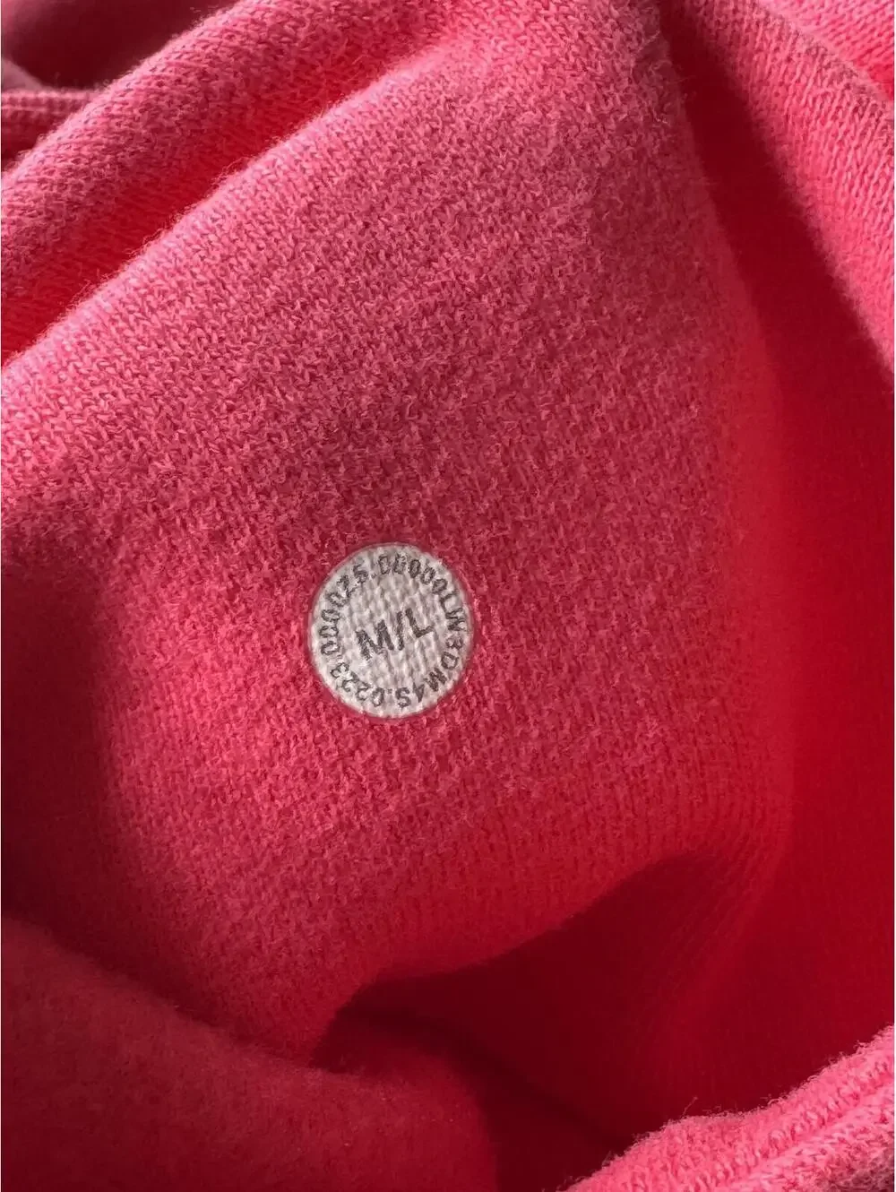 Lululemon Scuba Oversized Half Zip Hoodie Lip Gloss Pink M/L